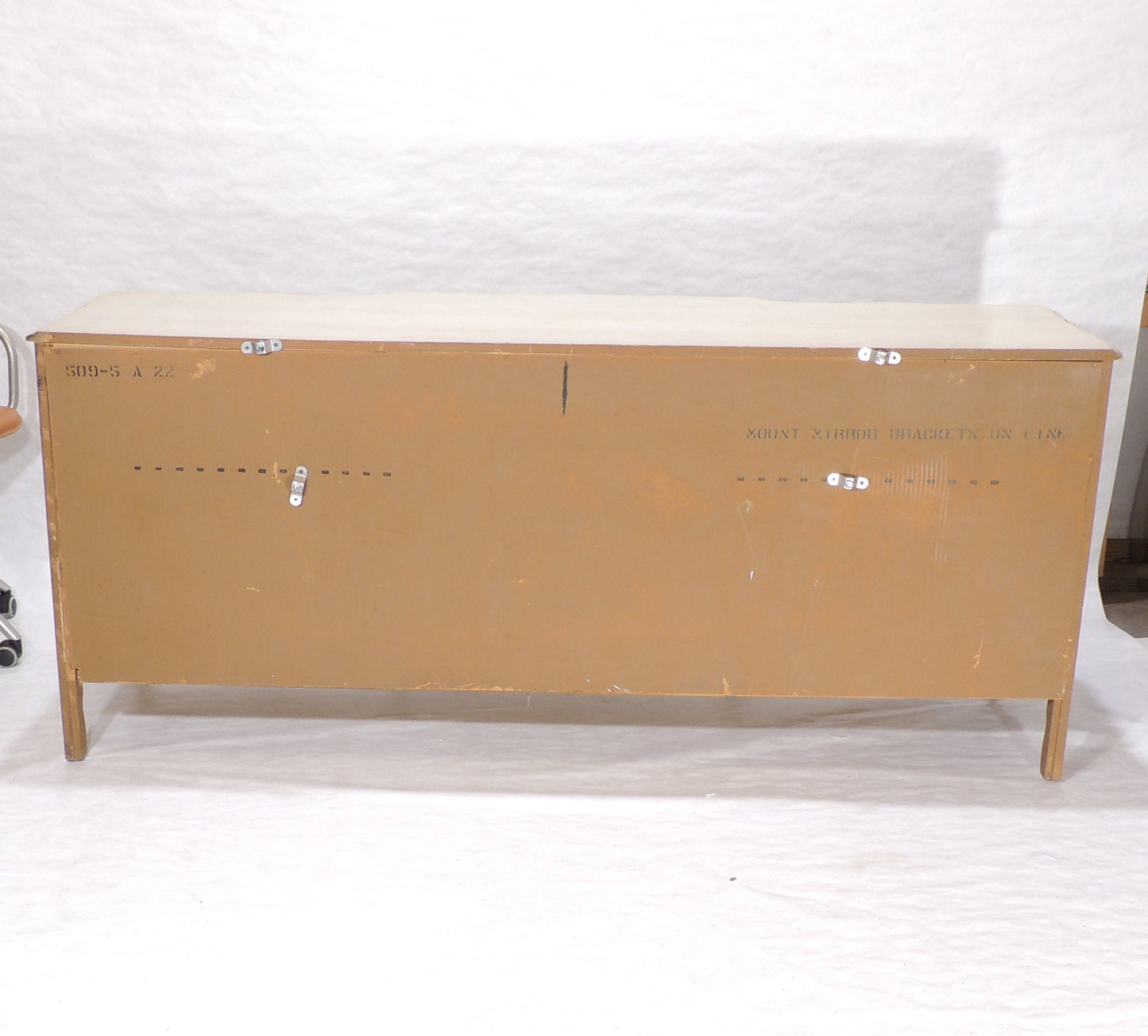 Large Rustic Thomasville Wood Dresser French Provincial