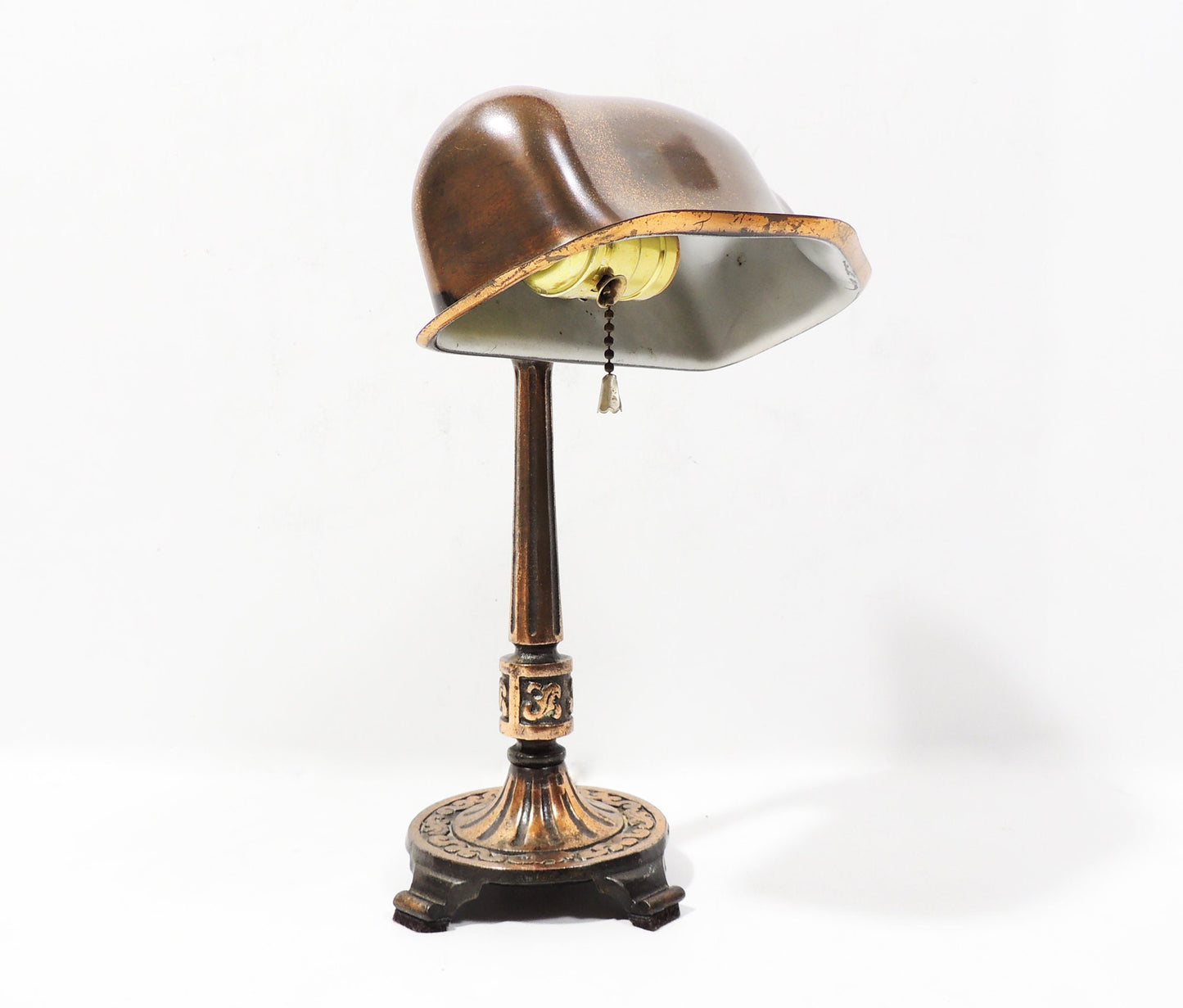 Mini Art Deco Era Metal Reading Decorative Desk Lamp