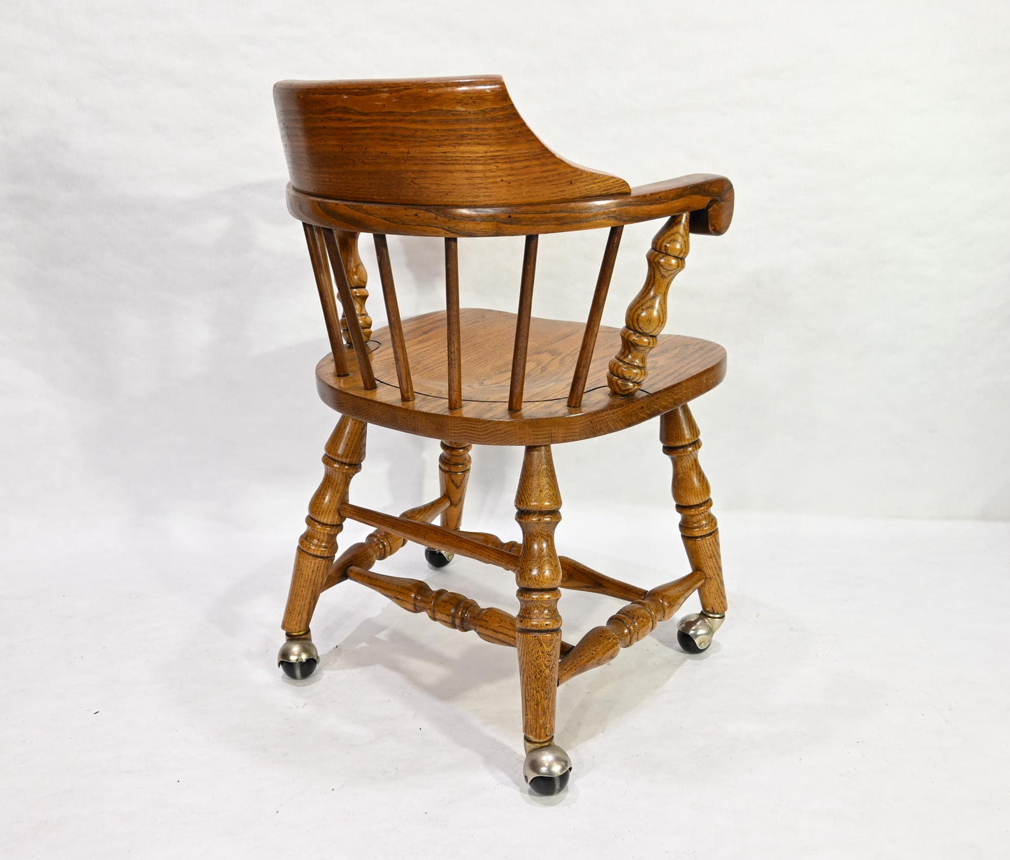 Vintage Original VA House Solid Wood Captain Windsor Dining Chair