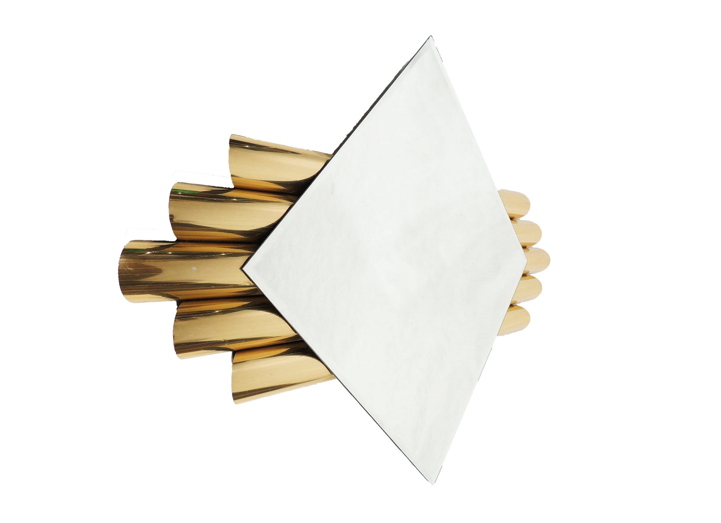 Vintage Hollywood Regency Accessory Art Mirror Wall Art style of Art Deco