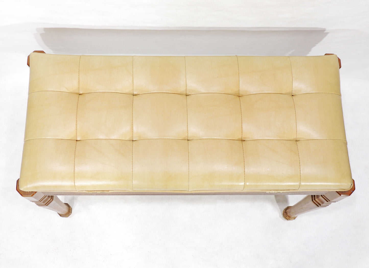 Vintage Kimball Wood Vinyl Seat Storage Piano Bench