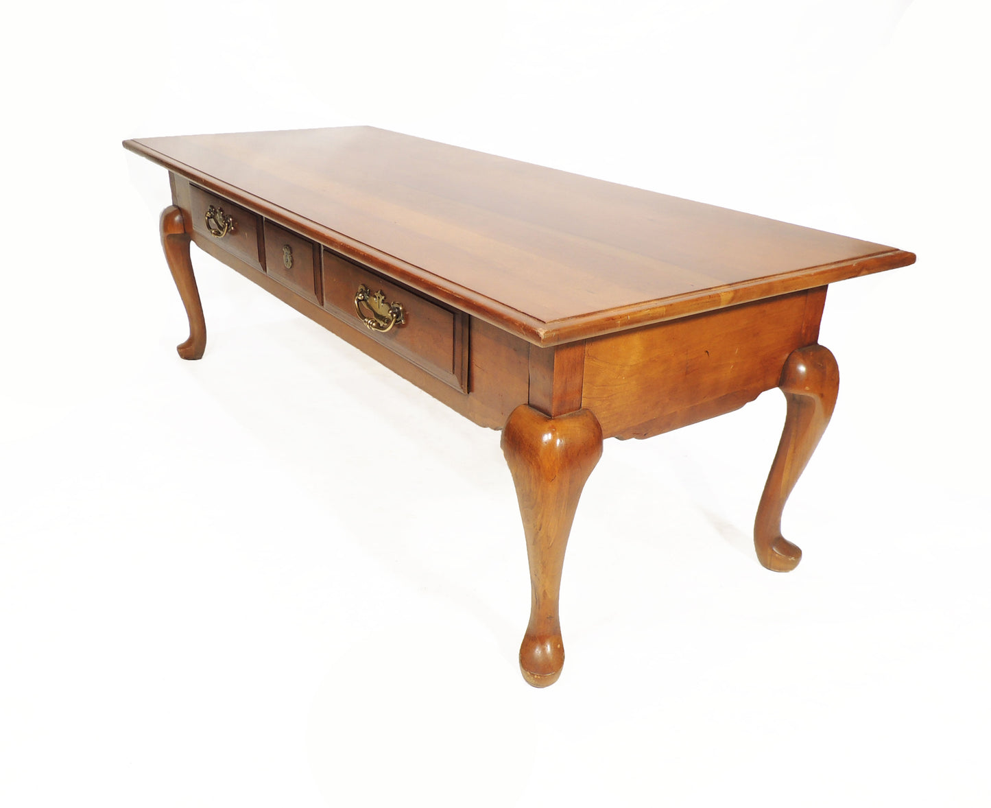 Vintage Thomasville Coffee Tea Table with Large drawer French Country Provincial Design