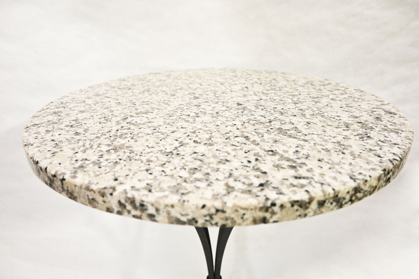 Original Charleston Forge wrought iron Granite Pedestal Plant Side Table