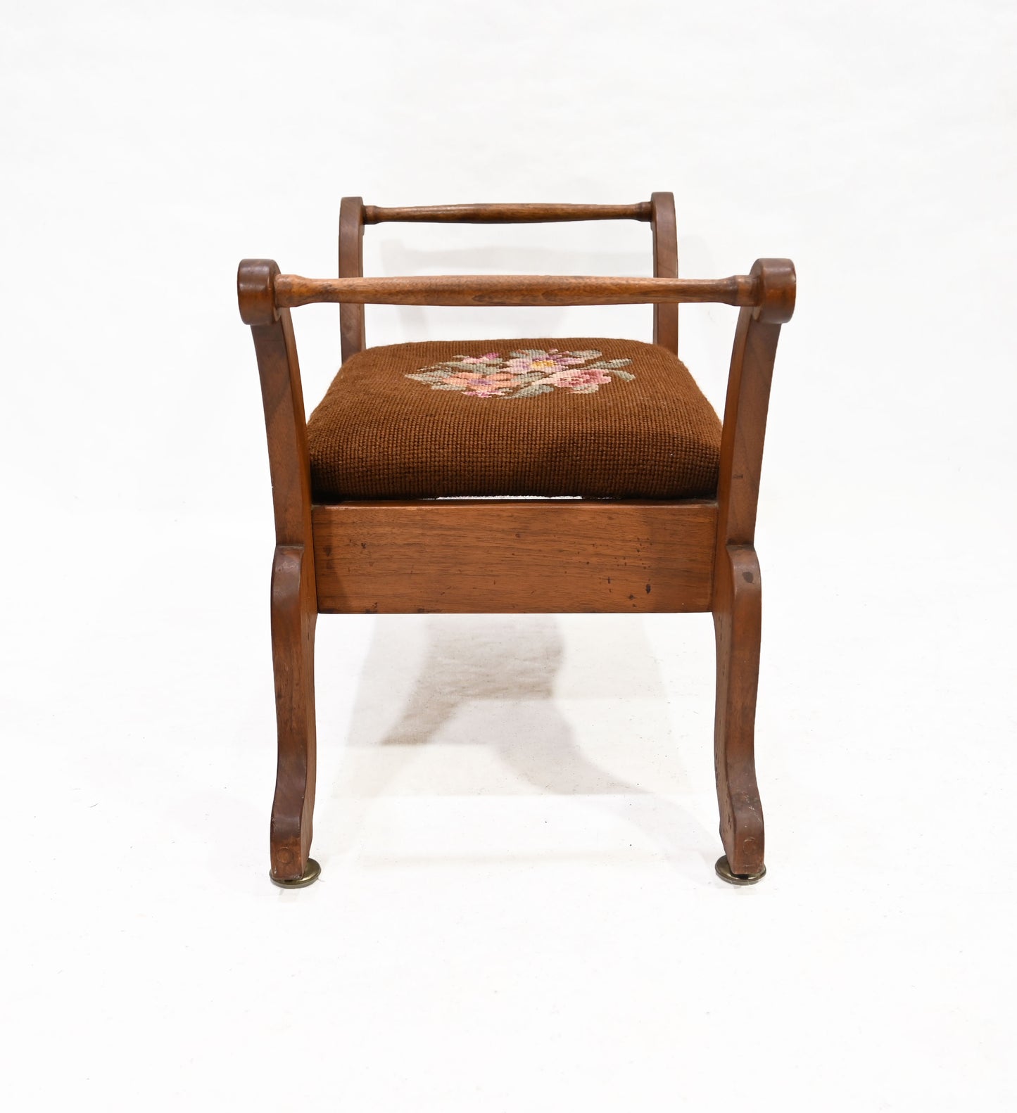 Vintage Georgian Walnut Foot stool