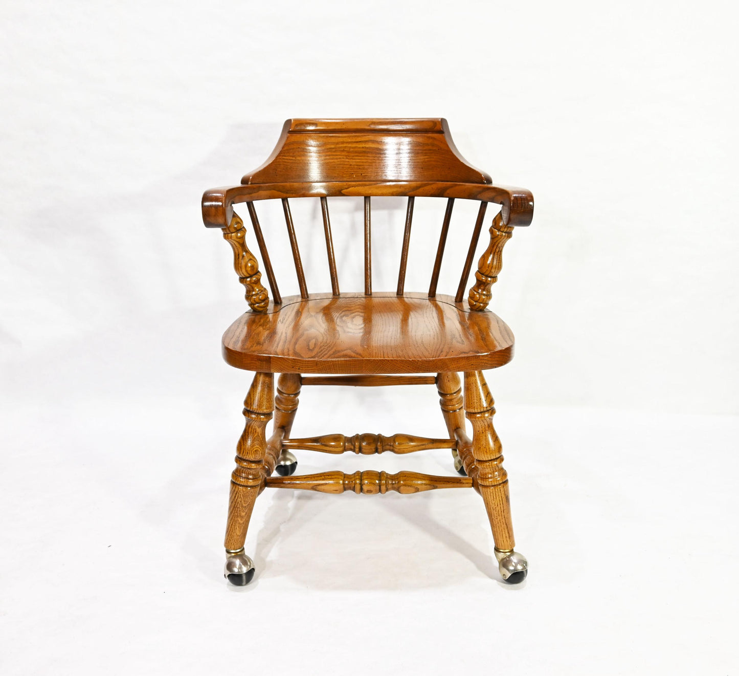 Vintage Original VA House Solid Wood Captain Windsor Dining Chair
