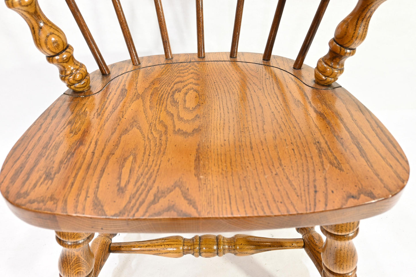 Vintage Original VA House Solid Wood Captain Windsor Dining Chair