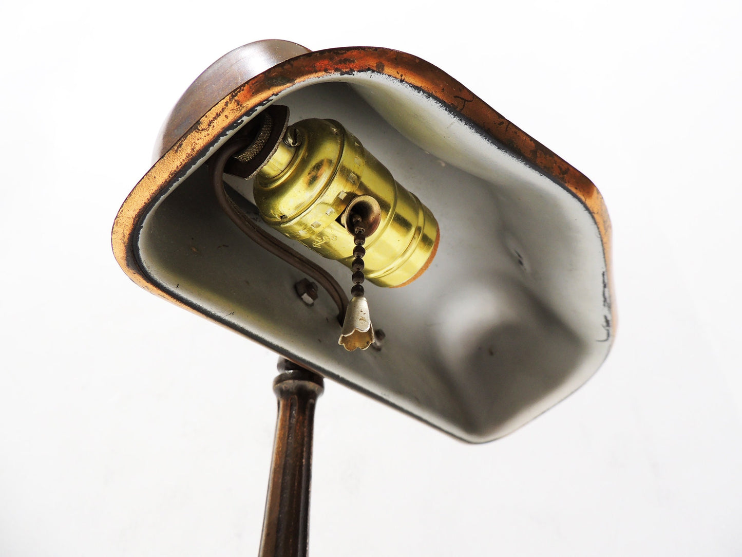 Mini Art Deco Era Metal Reading Decorative Desk Lamp