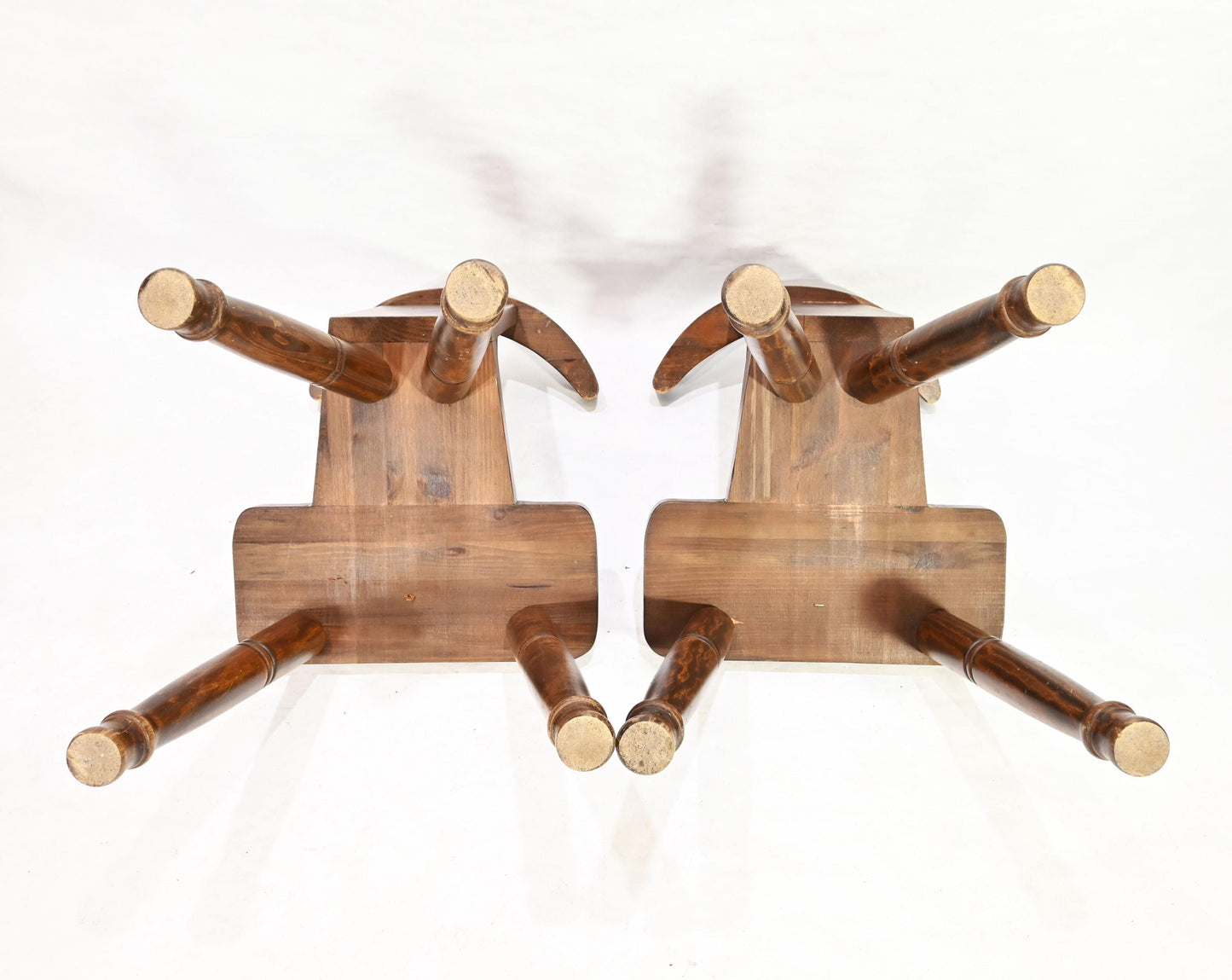 Original William Fetner Rustic Chair Solid Wood Primitive Design