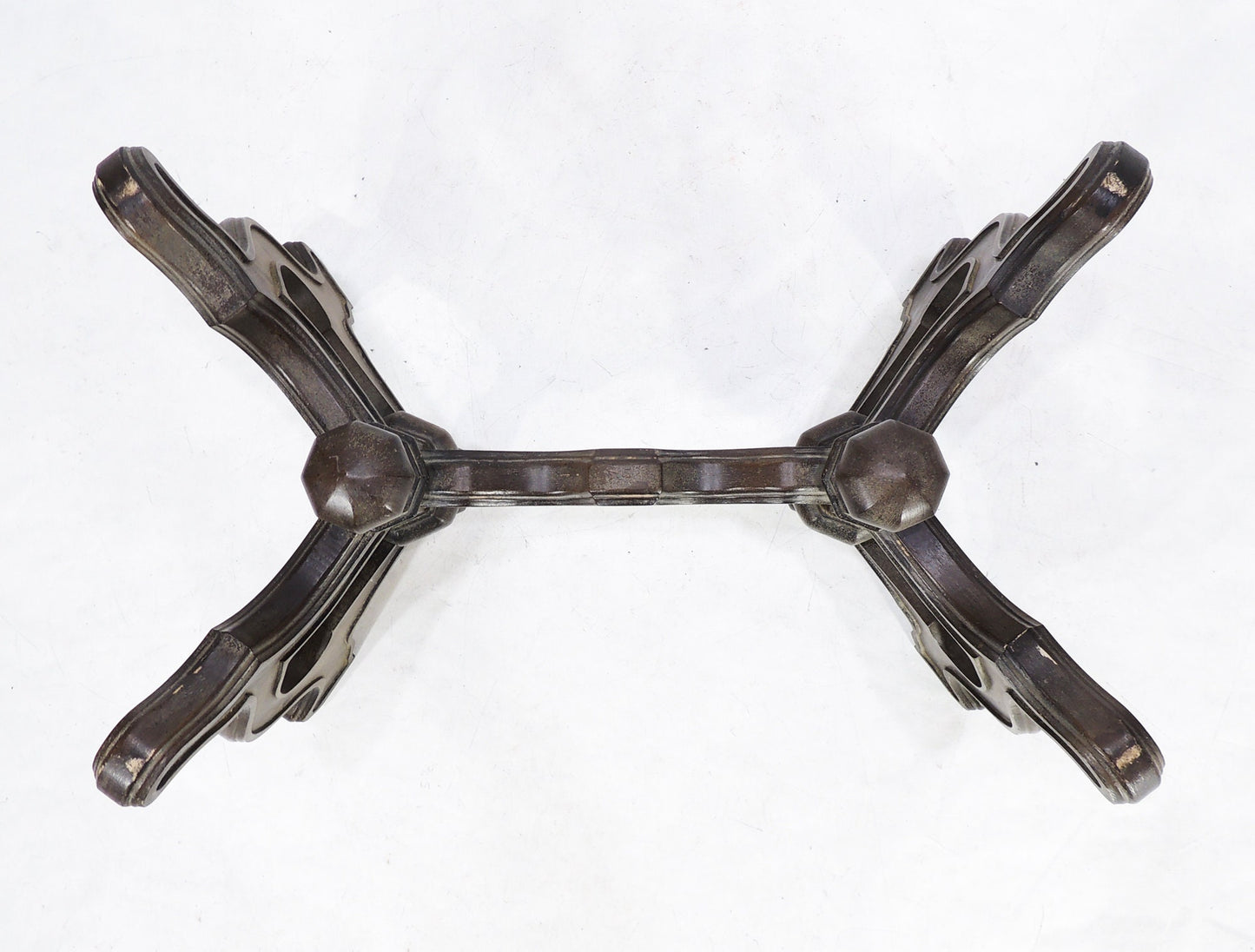 Vintage Victorian Style Spanish revival Dark Wood Cocktail Table Base