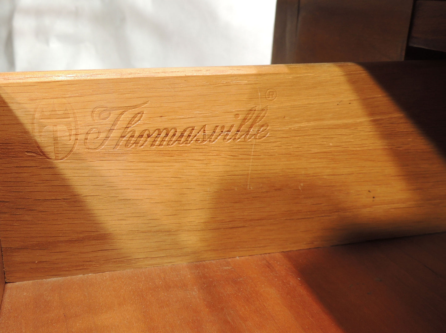 Vintage Thomasville Coffee Tea Table with Large drawer French Country Provincial Design