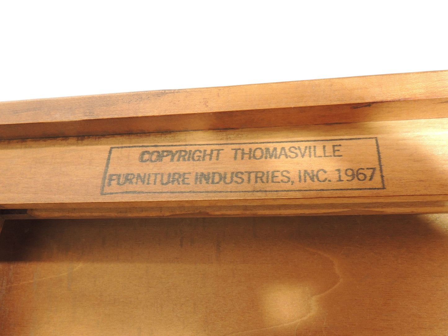 Vintage Thomasville Coffee Tea Table with Large drawer French Country Provincial Design