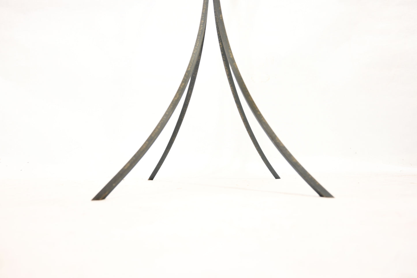 Original Charleston Forge wrought iron Granite Pedestal Plant Side Table