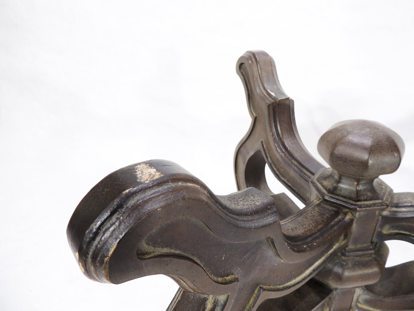 Vintage Victorian Style Spanish revival Dark Wood Cocktail Table Base