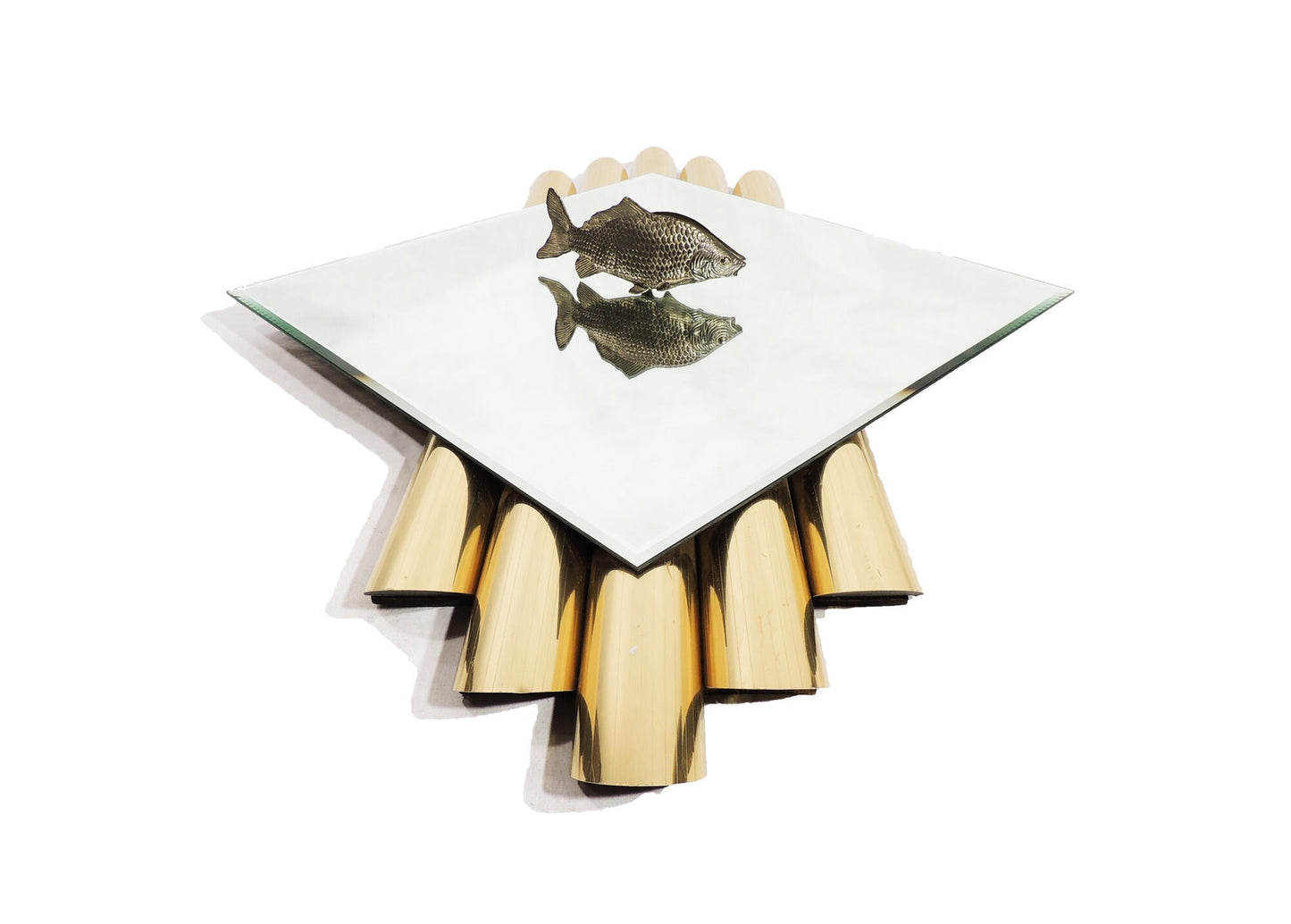 Vintage Hollywood Regency Accessory Art Mirror Wall Art style of Art Deco