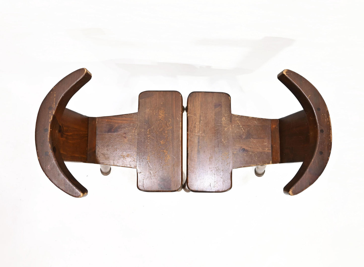 Original William Fetner Rustic Chair Solid Wood Primitive Design